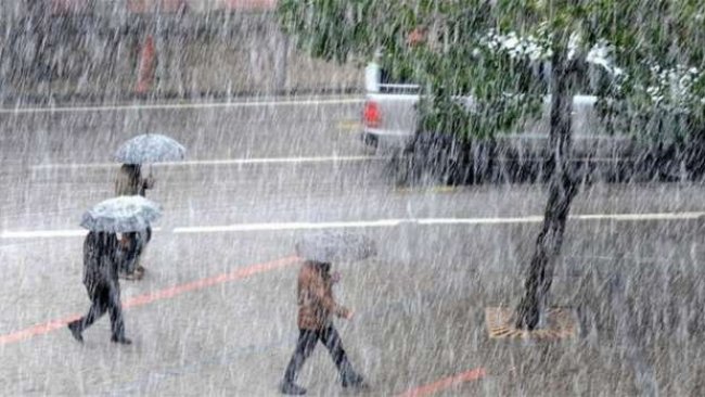 5 Kürt ili için sağanak uyarısı