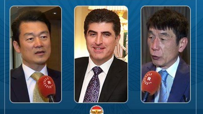 Japonya ve Güney Kore’den Başkan Neçirvan Barzani’ye kutlama