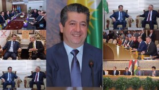 Mesrur Barzani Türkmen ve Hristiyan temsilcilerle yeni kabineyi görüştü
