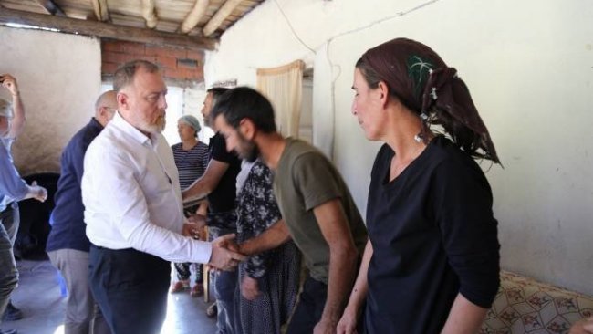 HDP'den Nupelda, Ayaz ve Engin'in ailelerine ziyaret