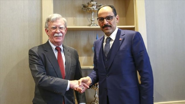Kalın ve Bolton arasında 'güvenli bölge' görüşmesi