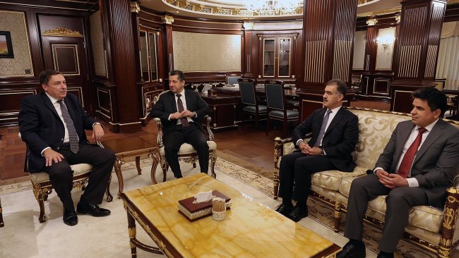 Başbakan Barzani İngiliz heyetle görüştü