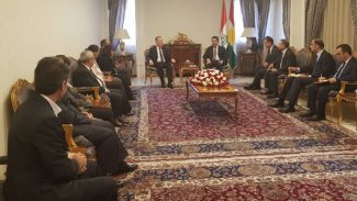 Başbakan Mesrur Barzani, HDP heyetini kabul etti