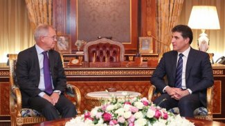 Kürdistan Bölgesi Başkanı İsveç’in Bağdat Büyükelçisi'ni kabul etti