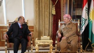 Başkan Barzani Suriyeli siyasetçi ile görüştü