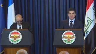  Neçirvan Barzani ile Le Drian’dan önemli açıklamalar
