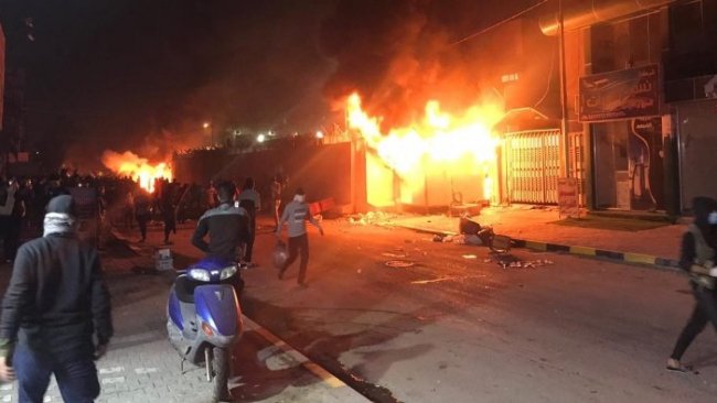İran Konsolosluğu ateşe verildi: 80 yaralı
