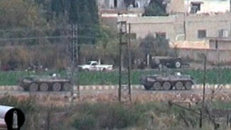 Ortak devriye sonrası Rus askerlerinin dönüşünde DSG detayı