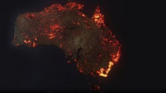 Avustralya'dan Korkutan manzara