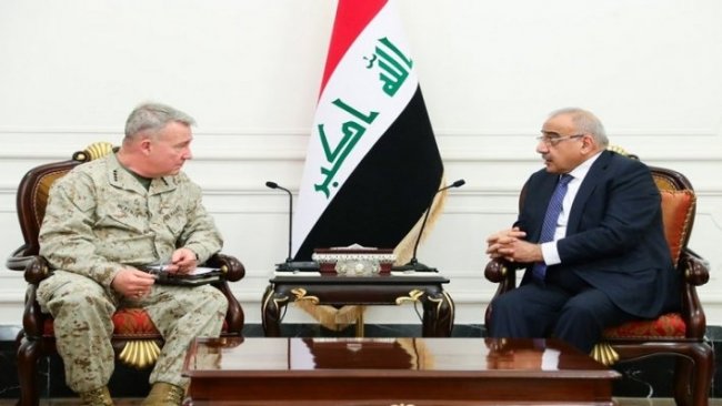 Abdulmehdi, CENTCOM Komutanı ile Irak'ı görüştü