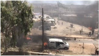 Afrin'de bomba yüklü bir otomobil patladı