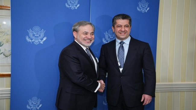 Başbakan Barzani, ABD'li Bakanla bir araya geldi