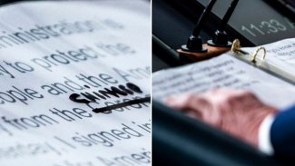 Trump'ın virüs notları: 'Korona'nın üstünü çizip 'Çinli' yazdı