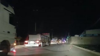 ABD'den Kamışlo'ya 35 tırlık sevkiyat