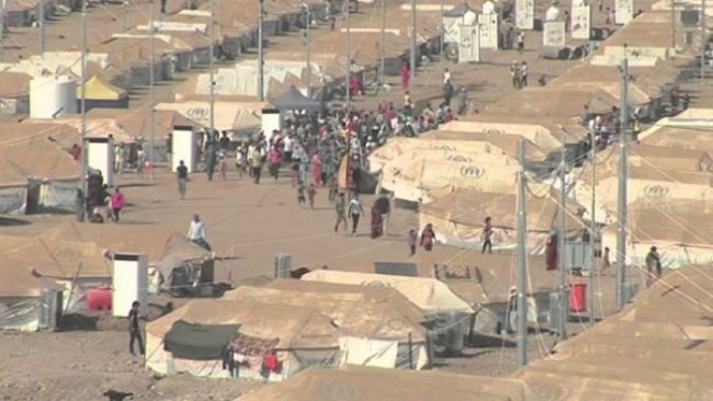Erbil'de bir mülteci kampı karantinaya alındı