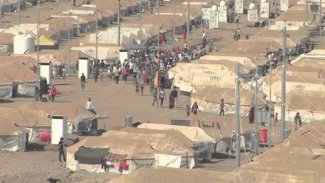 Erbil'de bir mülteci kampı karantinaya alındı