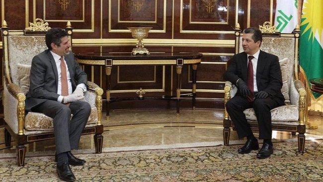 Başbakan Barzani, ABD’nin Erbil Başkonsolosu Steven Fagin’i kabul etti