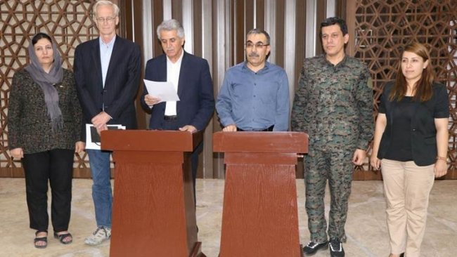 ENKS ve PYNK Anlaşmaya vardı. Anlaşma Kürt birliği için tarihi adım