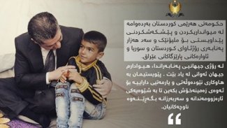 Başbakan Barzani: Bir milyondan fazla mülteci ve sığınmacıya yardım ediyoruz