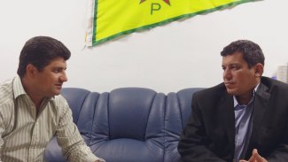 Mazlum Abdi, YNK Eş Başkanı Lahur Cengi’yle görüştü