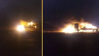 ABD’nin askeri konvoyuna saldırı