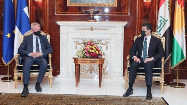 Başkan Neçirvan Barzani, Finlandiya Dışişleri Bakanı'nı kabul etti