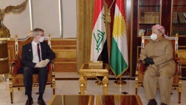 Başkan Barzani ABD’nin Kürdistan Bölgesi yeni başkonsolosunu kabul etti