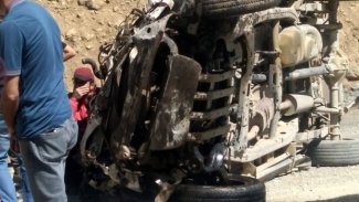 Yüksekova'da bir araç uçuruma yuvarlandı: 6 ölü, 1 yaralı!