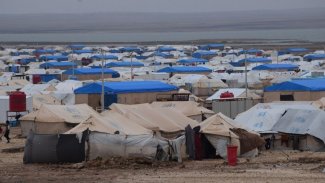 Rojava'da Erişe Kampı'nda yangın