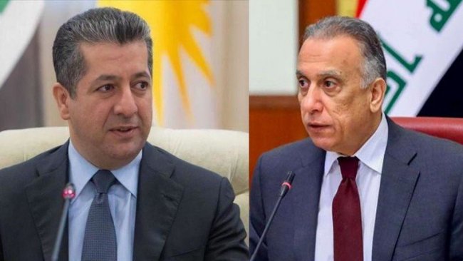 Başbakan Barzani, Irak Başbakanı Kazımi ile görüştü