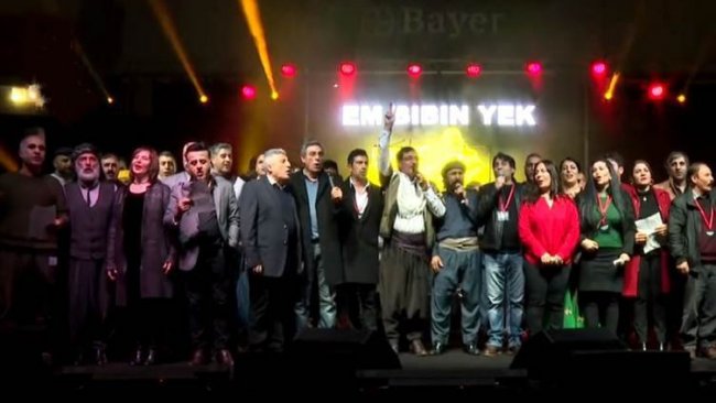 Kürt sanatçılardan  birlik çağrısı: 