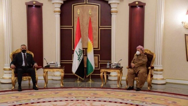 Başkan Mesud Barzani, Kazimi’yi kabul etti