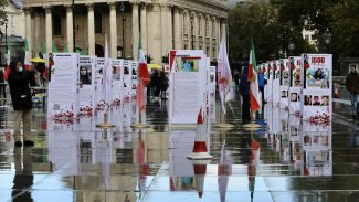 İran'daki idamlar Londra'da protesto edildi