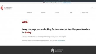 ABD Küresel Medya Ajansı'nın '404' uyarısı: Aradığınız gibi bir sayfa yok; tıpkı Türkiye'deki basın özgürlüğü gibi