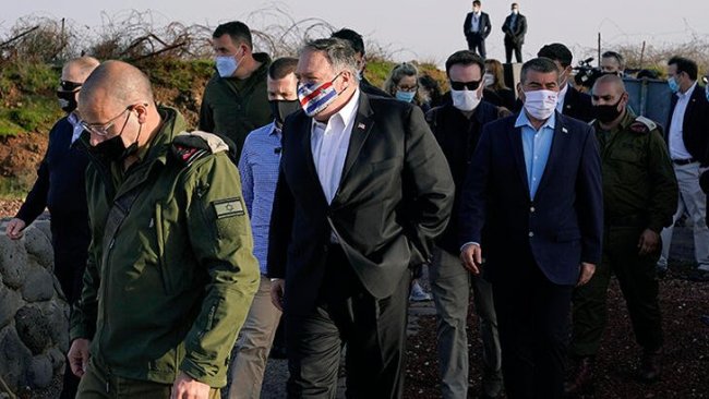 ABD Dışişleri Bakanı Pompeo’dan Golan Tepeleri’ne ziyaret