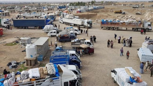 Kerkük ve Diyala'daki göçmenlere ait tüm kamplar kapatıldı