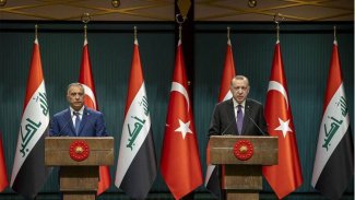 Erdoğan ve Kazımi'den ortak basın toplantısı