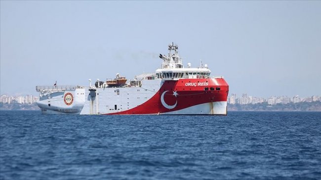 Oruç Reis'in Doğu Akdeniz'deki çalışma süresi uzatıldı