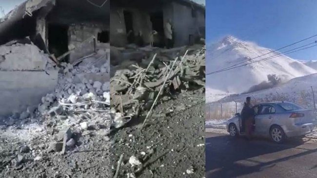 TSK, Kürdistan Bölgesi'nin farklı bölgelerini bombaladı
