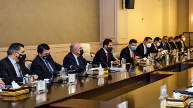 Kürdistan Bölgesi Hükümeti heyeti Irak Parlamentosu Başkanlığı’yla bir araya geldi