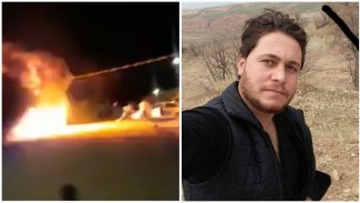 Ezidilerin yaşadığı kampta yangın faciası