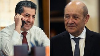 Başbakan Barzani, Fransa Dışişleri Bakanı ile telefonda görüştü