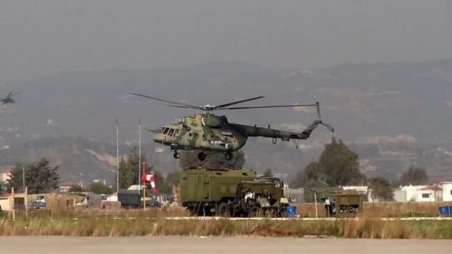 Rojava'da Rus askeri helikopteri zorunlu iniş yaptı