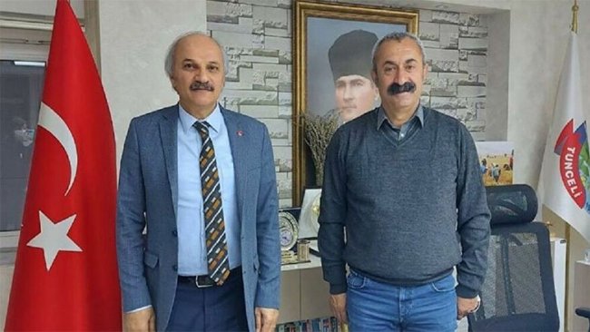 Saadet Partisi'nden Komünist Başkan Maçoğlu'na ziyaret