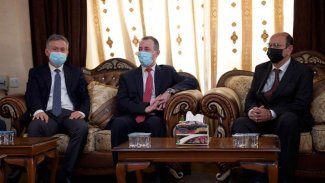 Türkiye Başkonsolosu'ndan Ezidi Kürtlerin lideri Mir Hazım Tahsin Beg’e ziyaret