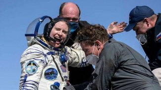 Van Gölü’nün uzaydan fotoğrafını çeken astronot Dünya'ya döndü