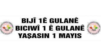 1 Mayıs Dünya İşçi ve Emekçilerine Kutlu Olsun!