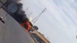 Duhok'ta Peşmergeleri taşıyan minibüs alev aldı! 5 Peşmerge yaralandı!