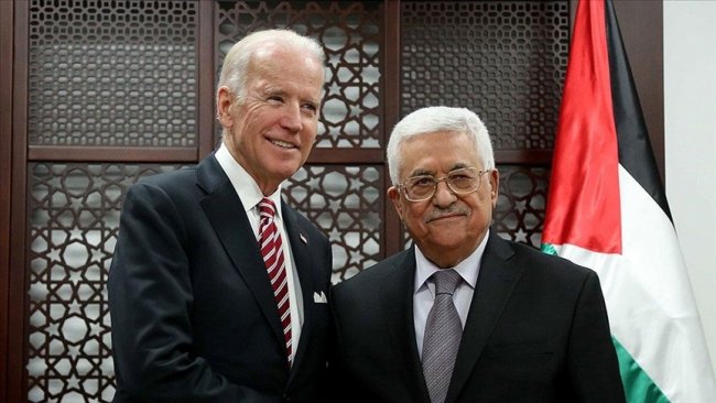 ABD başkanı Biden, Filistin devlet başkanı Abbas ile görüştü