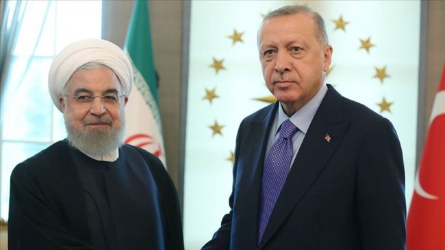 Erdoğan ile Ruhani ile görüştü
